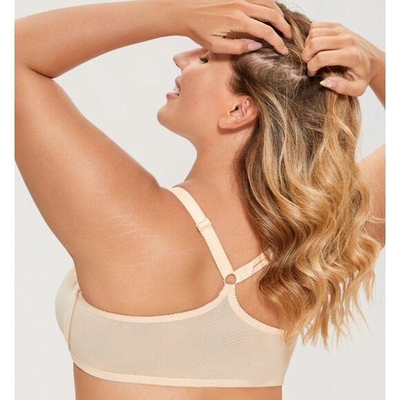 NEW Delimira Beige Front Close Bra 48B - Picture 2 of 11